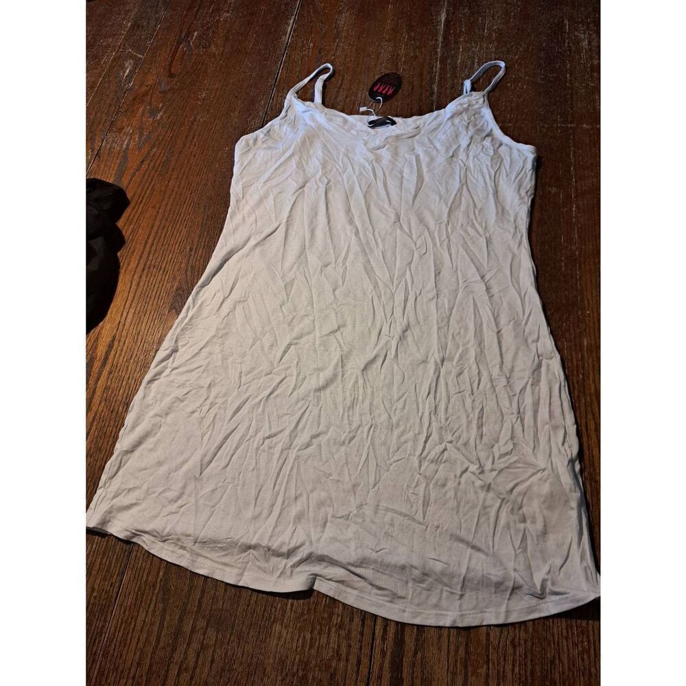 New XL Avidlove White Chemise Mini Loungewear Mini Dress Lingerie Slip Bodycon